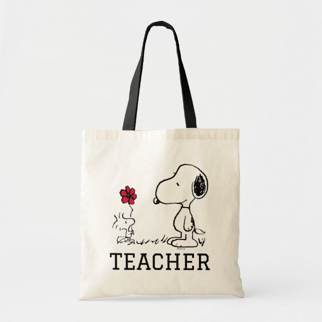 PEANUTS | Snoopy & Woodstock Lehrer Tragetasche (Vorne)