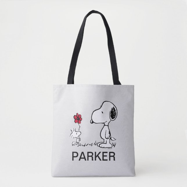 Peanuts | Snoopy & Woodstock Rot & Schwarz (Vorderseite)