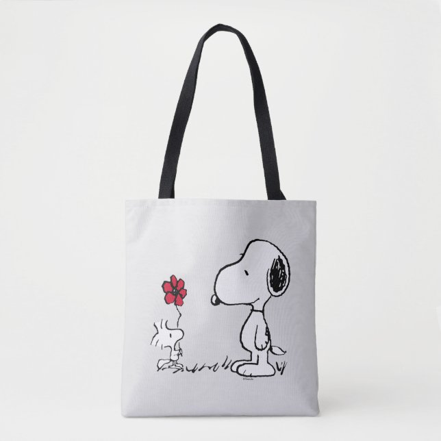 Peanuts | Snoopy & Woodstock Rot & Schwarz (Vorderseite)
