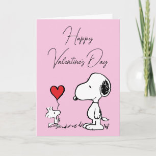 Peanuts   Snoopy & Woodstock Valentinstag Feiertagskarte