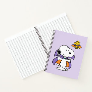 Peanuts Snoopy Woodstock Vampir Halloween Notizbuch