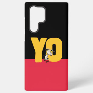 Peanuts   Snoopy YO Skateboard Samsung Galaxy Hülle