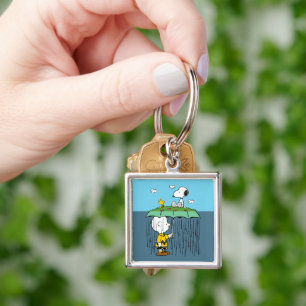 Peanuts   Sonnentag Regentag Halb und Halb Schlüsselanhänger