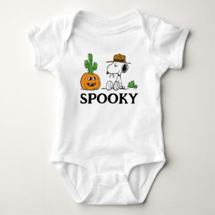 Peanuts   Spikes Halloween im Wüstenstil Baby Strampler