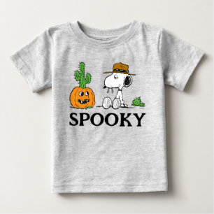 Peanuts Spikes Halloween-Wüste Baby T-shirt