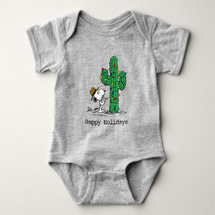 Peanuts Spikes Weihnachts-Cactus Baby Strampler