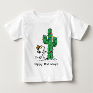 Peanuts   Spikes Weihnachts-Cactus Baby T-shirt