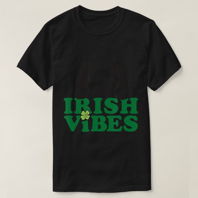 Peanuts St Patrick's Day Snoopy Irish Vibes T-Shir T-Shirt (Design vorne)
