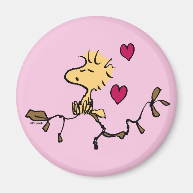 Peanuts | Valentine's Day | Woodstock Whistle Magnet (Vorne)