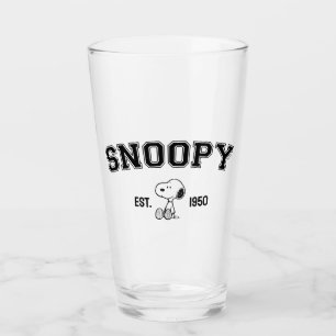 PEANUTS   Vintage Snoopie - Osten. 1950 Glas