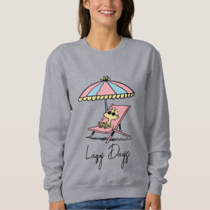 PEANUTS Waldbestand Entspannen am Strand Sweatshirt
