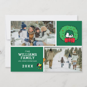 Peanuts Weihnachtsliegeplatz Foto Feiertagskarte