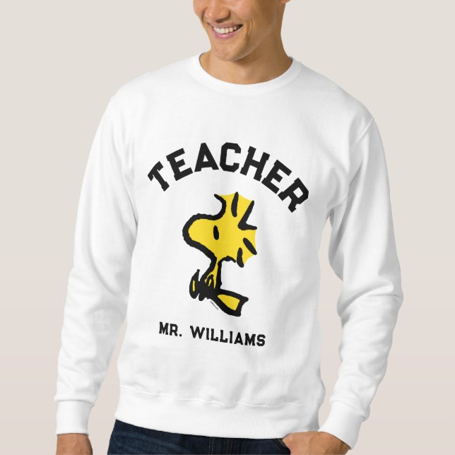 Peanuts | Woodstock Looking Ahead Teacher Sweatshirt (Vorderseite)