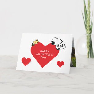 Peanuts   Woodstock & Snoopy Valentinstag Feiertagskarte