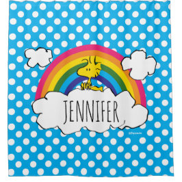 PEANUTS | Woodstock's Rainbow Polka Dots Duschvorhang