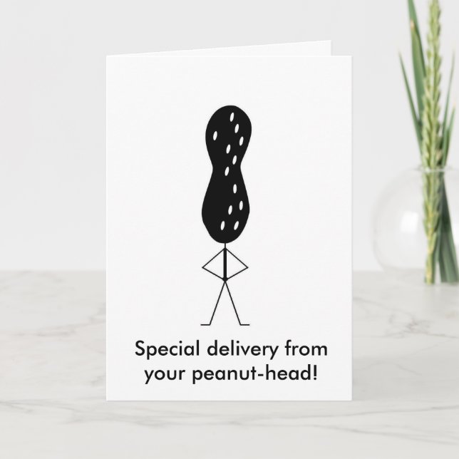 peanutty Valentinsgruß Feiertagskarte (Vorderseite)