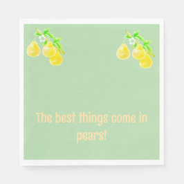 Pear Baby Dusche Serviette