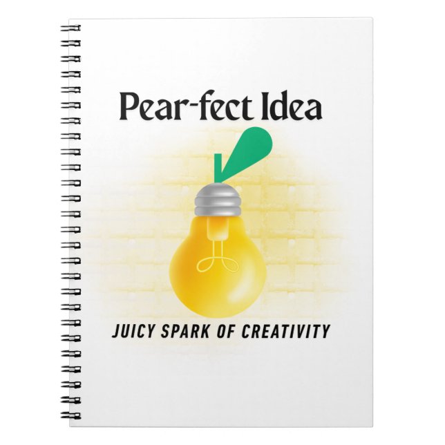 Pear-Fect-Idee Notizblock (Vorderseite)