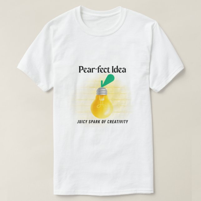Pear-Fect-Idee T-Shirt (Design vorne)