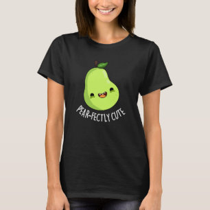 Pear-fein Niedliches Fruchtpear Dark BG T-Shirt