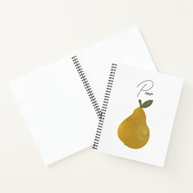 Pear Fruit Illustration  Notizbuch (Innenseite)