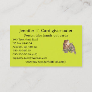Pear Green D1E231 Monochrome Single Solid Color Visitenkarte