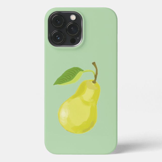 Pear iPhone Hülle (Rückseite)