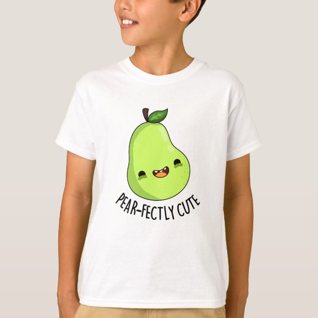 Pear-Niedliche Fruchtpear Pun T-Shirt (Vorderseite)