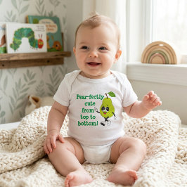 Pear-perfekt Niedlicher Baby Bodysuit Strampler