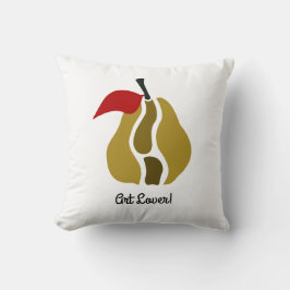 Pear Splitting Art Kissen