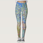Pear Tree in Blume - Claude Monet Leggings<br><div class="desc">Pear Tree in Blume - Claude Monet</div>