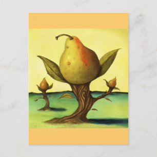 Pear Tree Postkarte