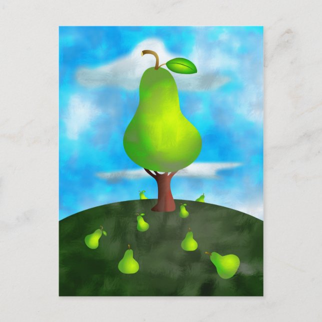 Pear Tree Postkarte (Vorderseite)