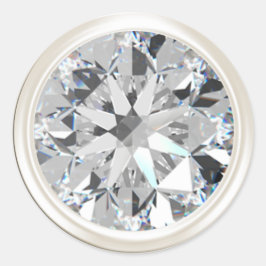 Pearl and Diamond Umschlag Aufkleber