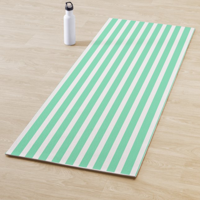 Pearl Aqua Vertical Stripped Yoga Mat Yogamatte (Beispiel)