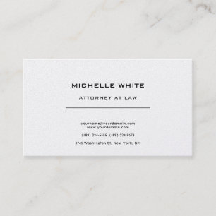 Pearl Attorney at Law Minimalistisch Beruflich Visitenkarte