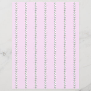 Pearl Beads Scrapbook Paper