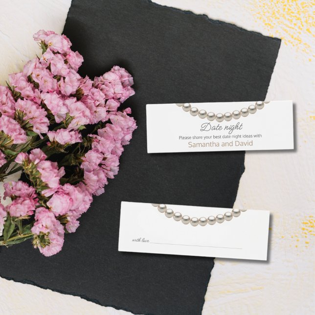 Pearl Brautparty Date night Jar Card (Von Creator hochgeladen)