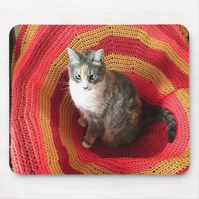 Pearl Cat über Afghanistan Mousepad (Vorne)
