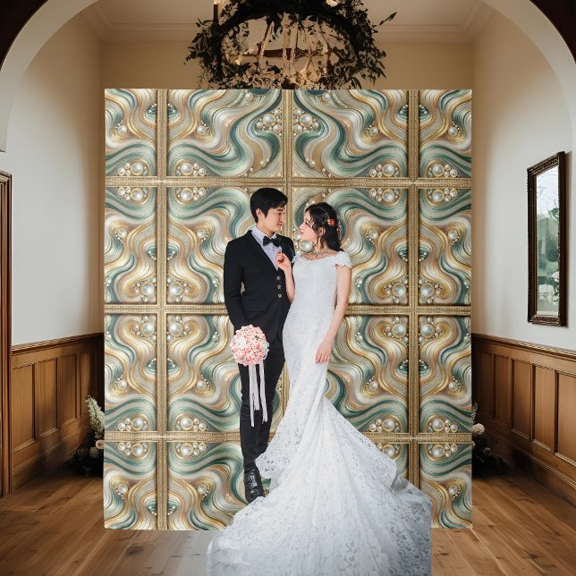 Pearl Coast Elegance Waves Hintergrund Wandteppich (Von Creator hochgeladen)