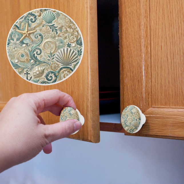 Pearl Coast Nautical Keramikknauf (Von Creator hochgeladen)