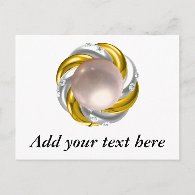 PEARL & DIAMONDS POSTKARTE (Vorderseite)