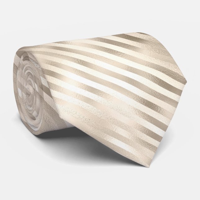 Pearl Foil Streifen Krawatte (Gerollt)