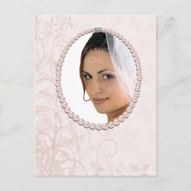 Pearl Frame Foto Postcard Postkarte (Vorderseite)