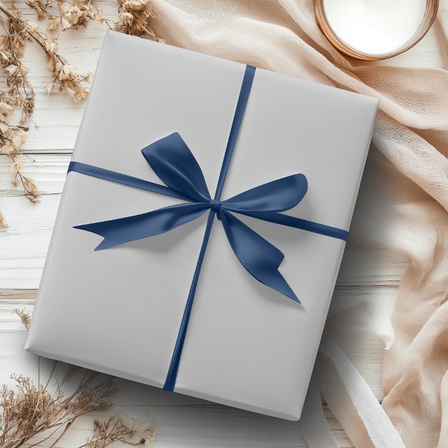 Pearl Gray Solid Color | Classic | elegant Geschenkpapier (Von Creator hochgeladen)