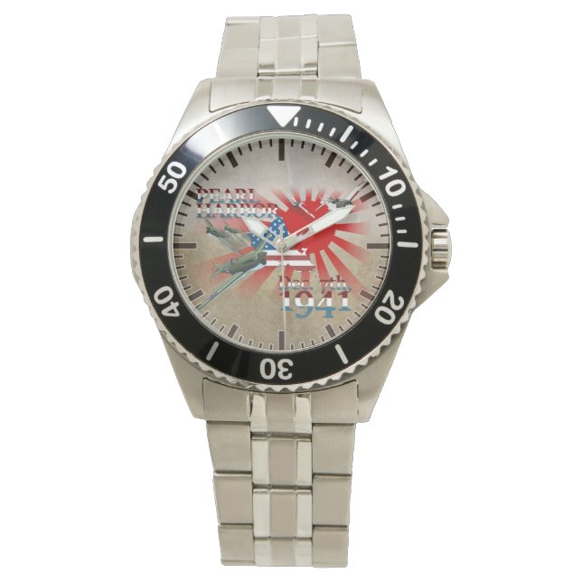 Pearl Habor 7. Dezember 1941 Armbanduhr (Vorderseite)
