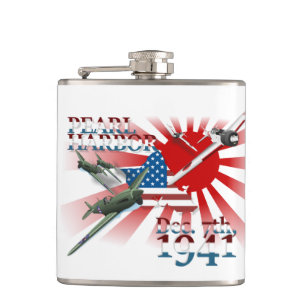 Pearl Habor 7. Dezember 1941 Flask Flachmann