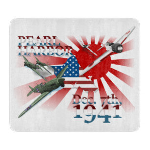 Pearl Habor 7. Dezember 1941 Vorstand Schneidebrett