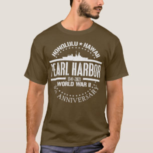 Pearl Harbor 80. Jahrestag 1941 Weltkrieg 2 Vet T-Shirt