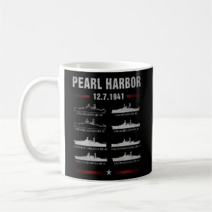 Pearl Harbor Battleship Gedenktag 7. Dezember Kaffeetasse